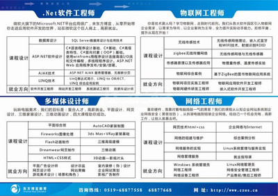 東方博宜教育 常州網頁設計與電腦培訓的專業選擇